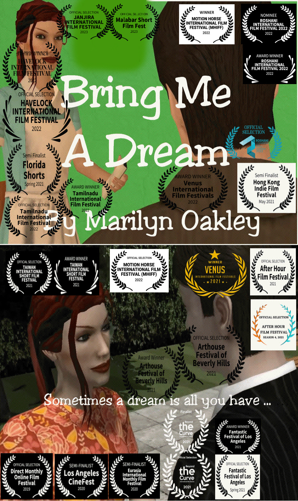 Bring Me A Dream Poster with awards 14-2